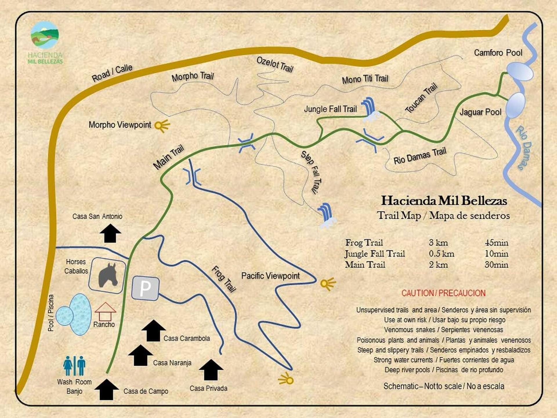 Hacienda Mil Bellezas - Private 40Ha Jungle Reserve Quepos Eksteriør bilde